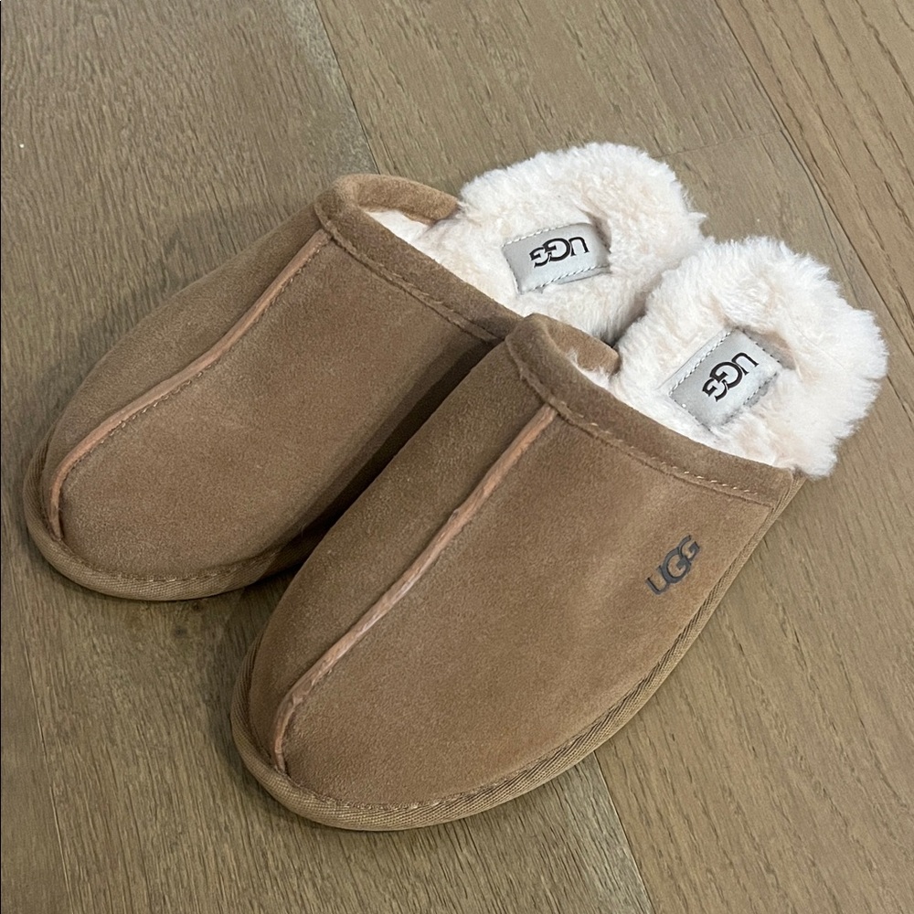 UGG Kids Brown Cozy Slippers